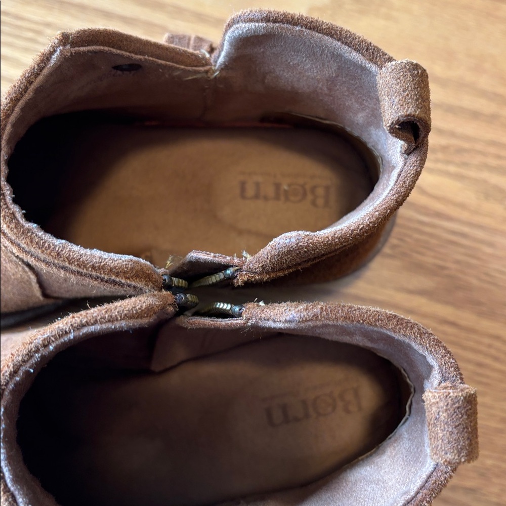 Brown Suede boots by Born - Picture 3 of 4